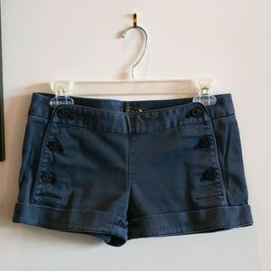 Talula Aritzia Starboard Sailor Shorts in Navy